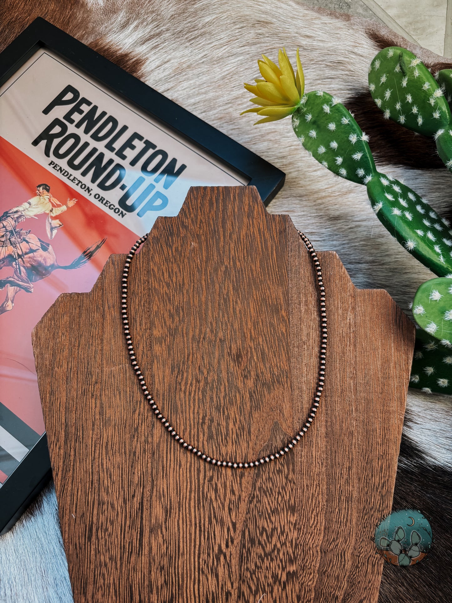 14in - 3mm - Copper Pearl Strand