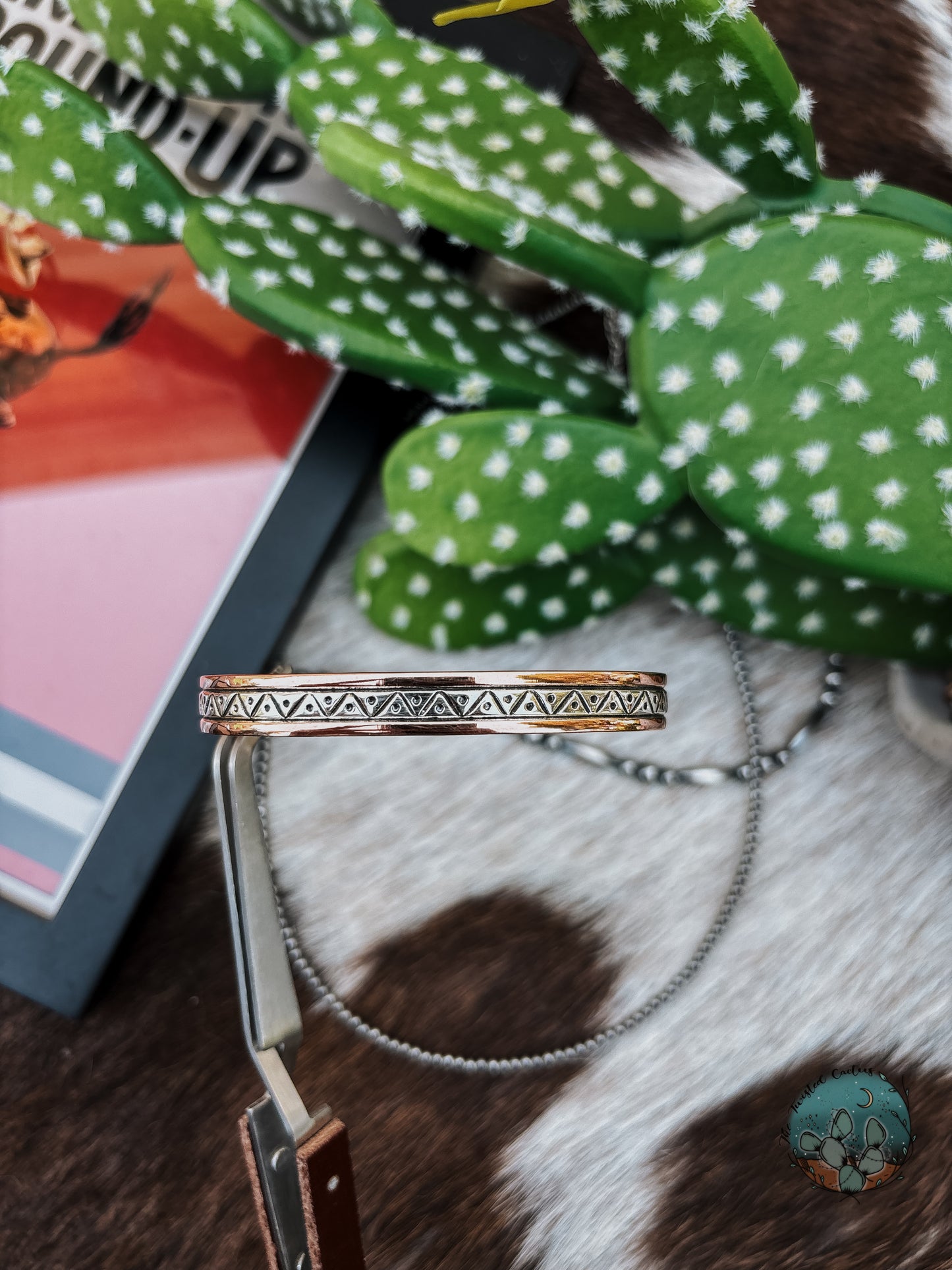 Sterling Silver & Copper Bracelet