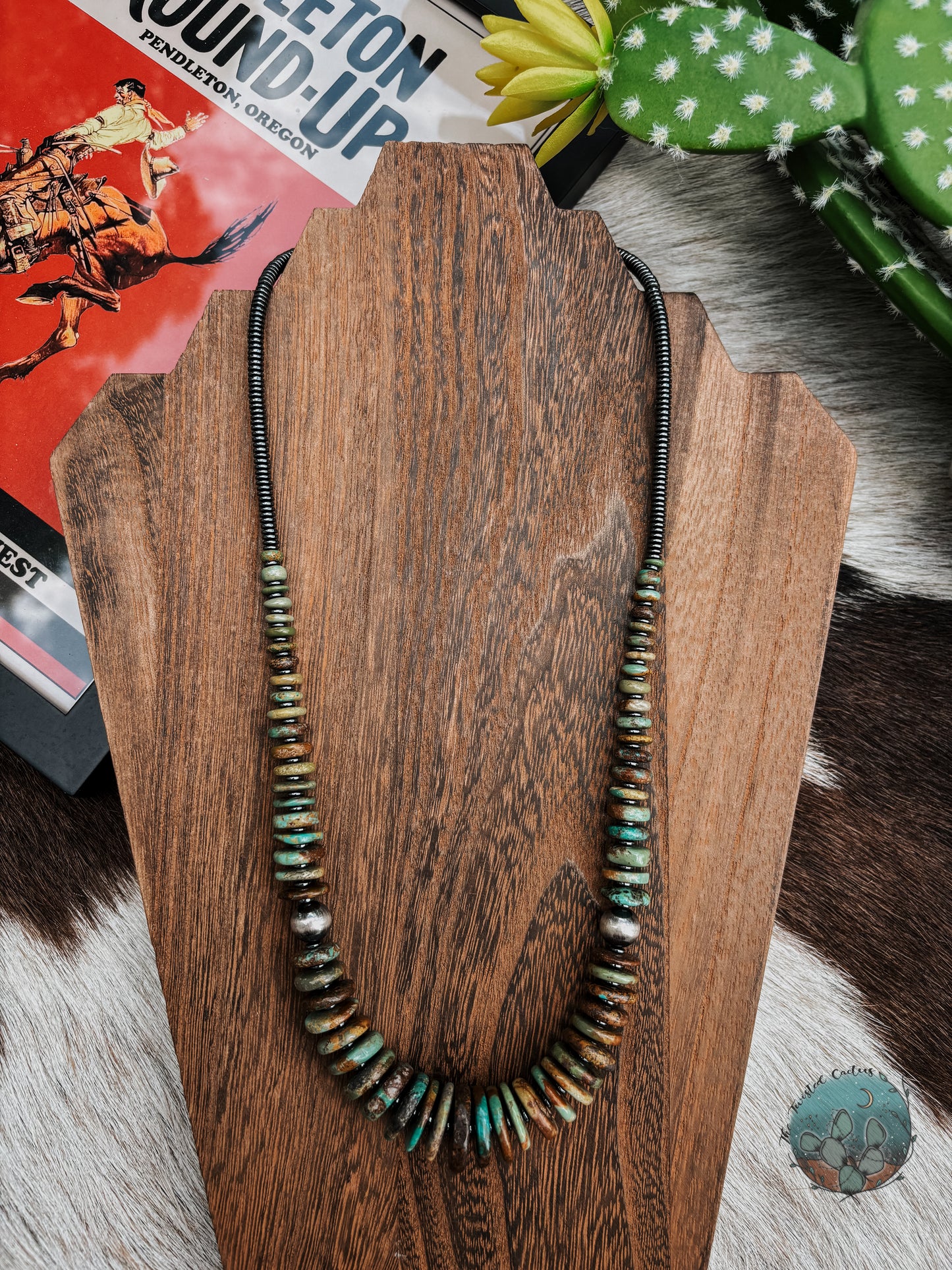 Large Turquoise Strand Necklace
