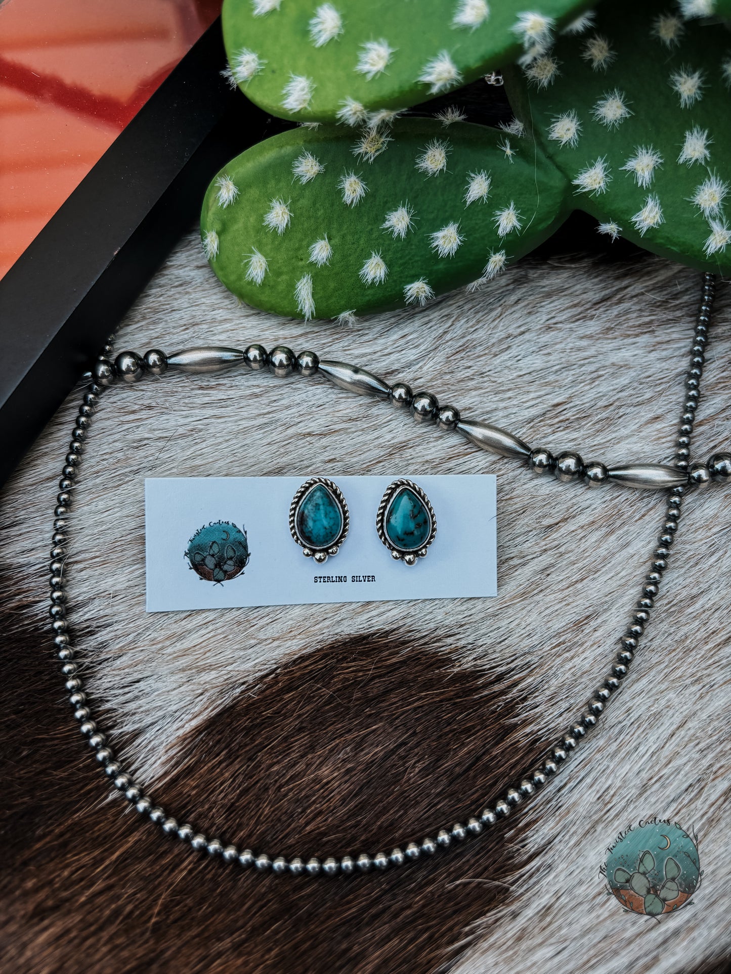 Mini Turquoise Teardrop Studs