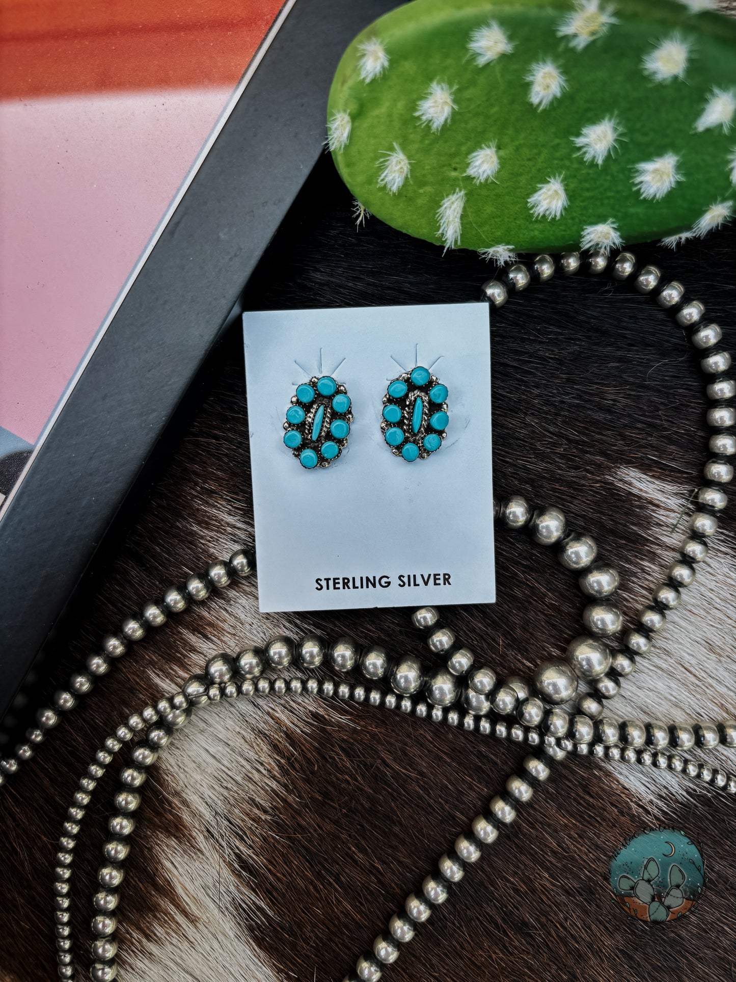 Mini Oval Cluster Studs