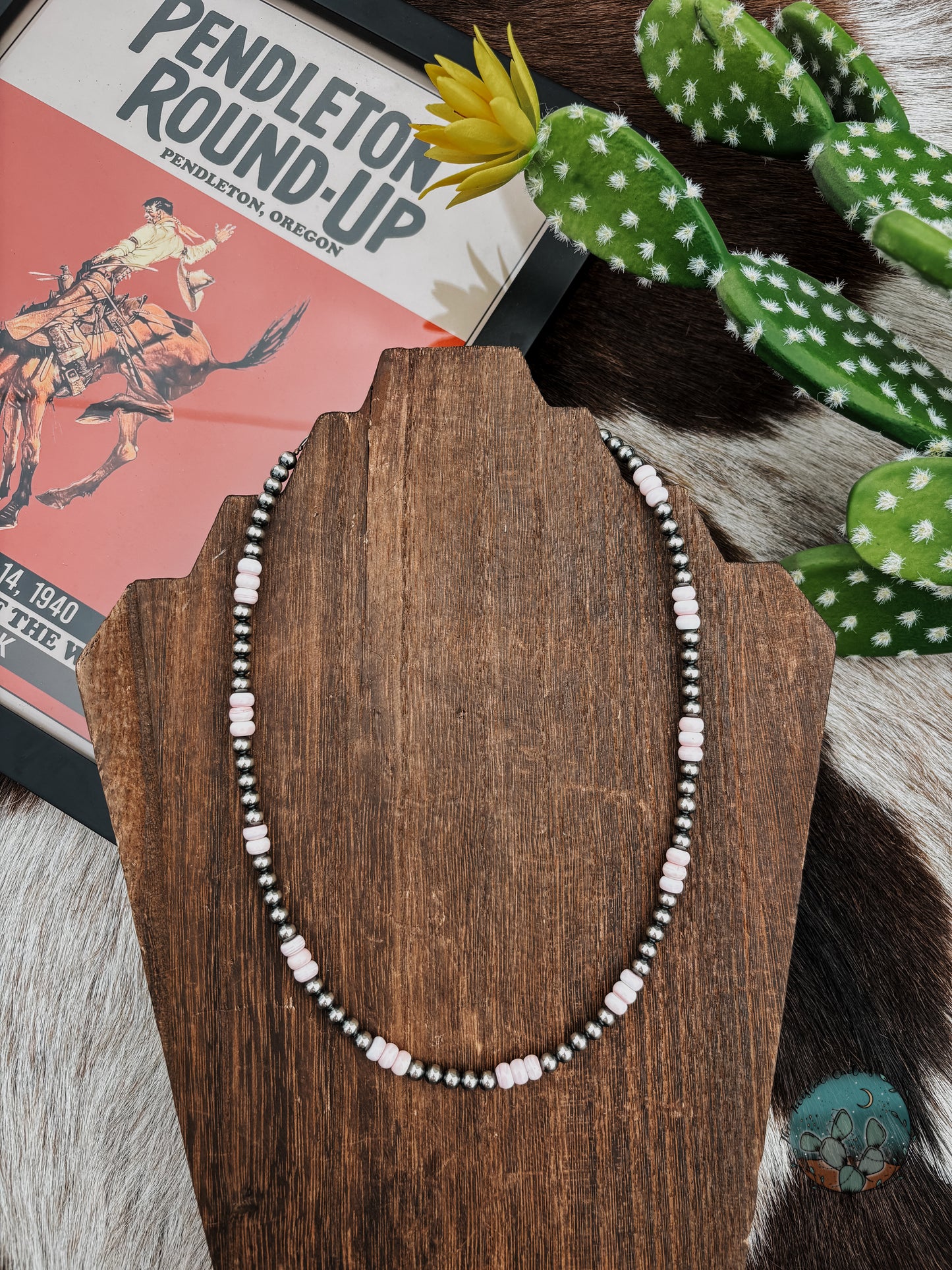 Pink Conch Pearl Strand