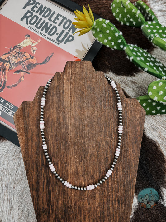 Pink Conch Pearl Strand