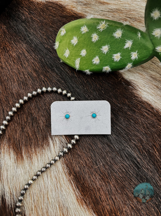 Dainty Turquoise Studs