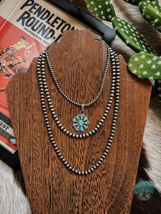 Turquoise Cluster Pendant