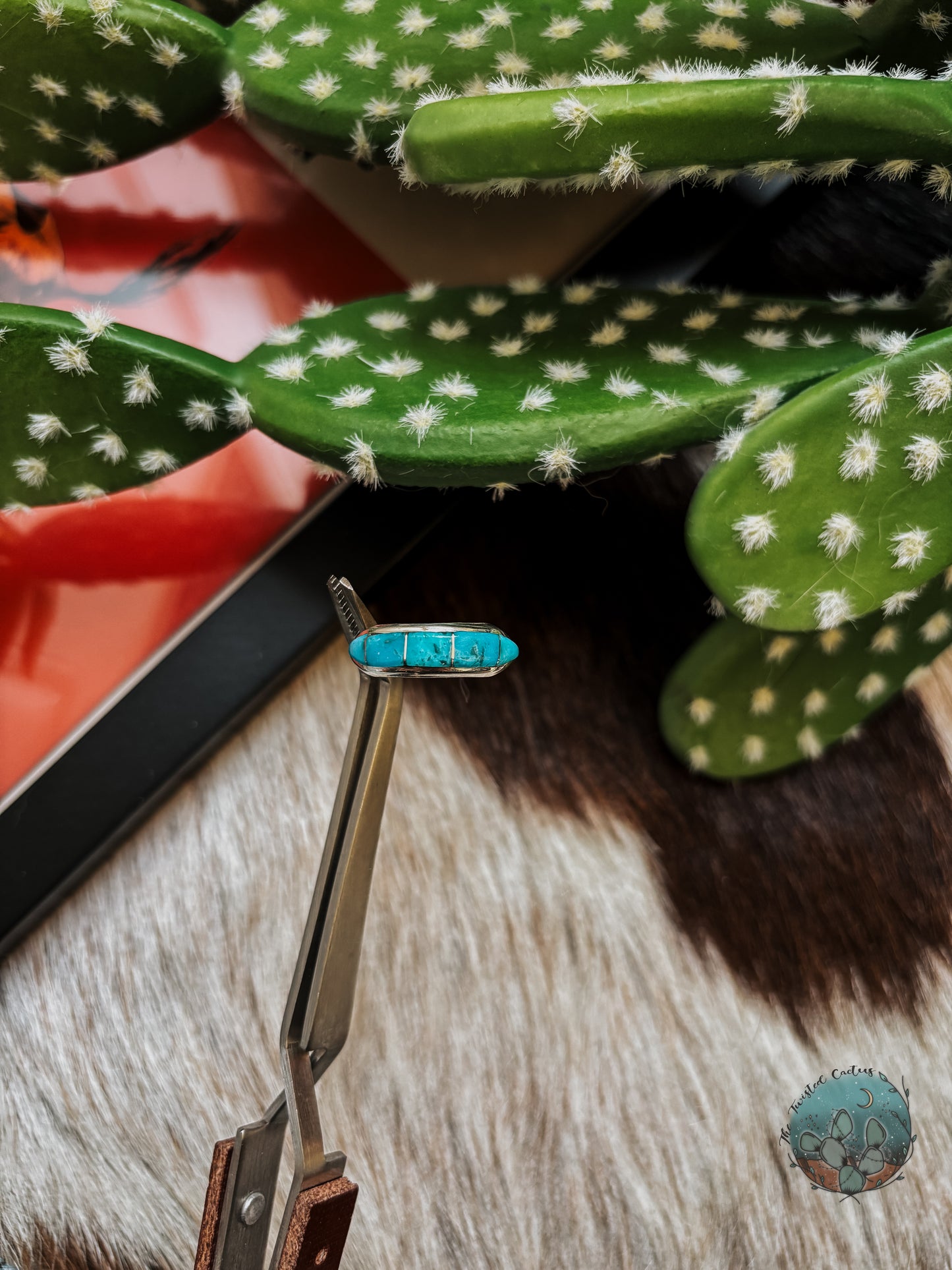 Turquoise Inlay Stacker