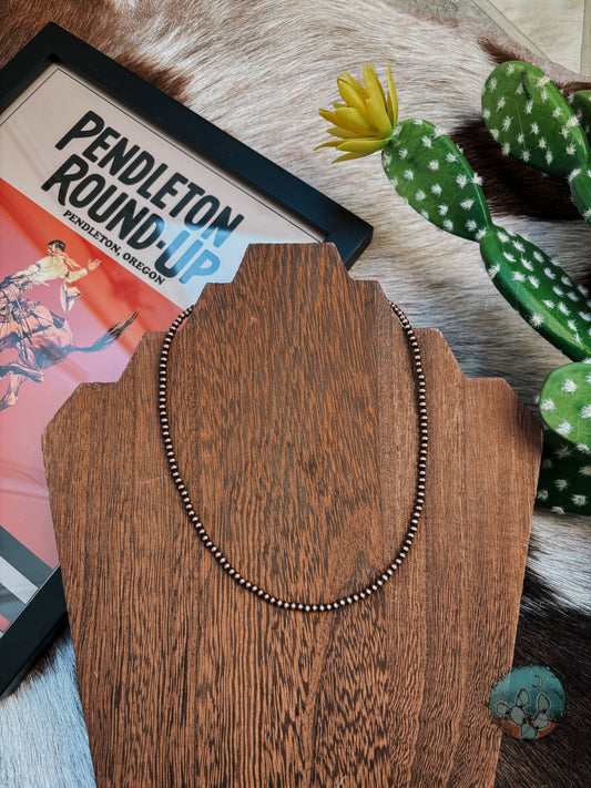 14in - 3mm - Copper Pearl Strand