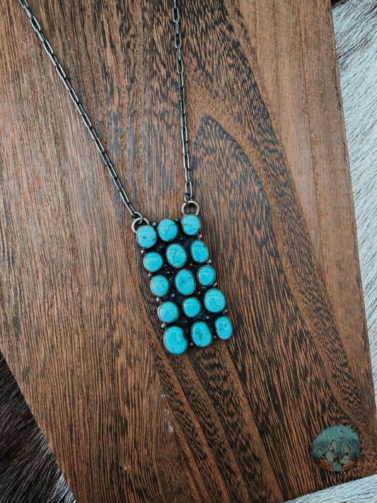 15 Stone Turquoise Statement
