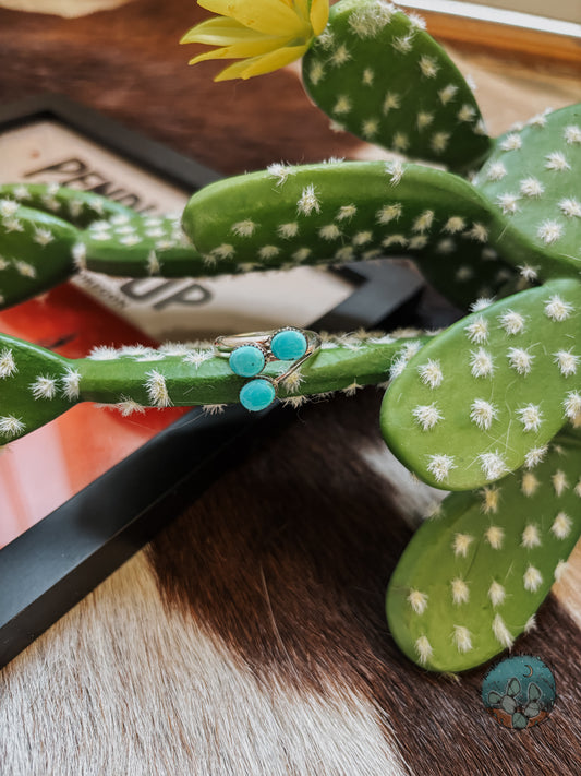 3 Stone Adjustable Ring