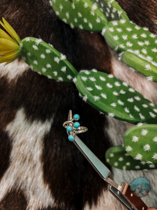 Adjustable Turquoise Ring