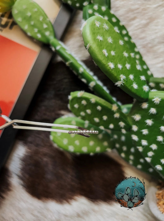 Sterling Beaded Stacker Rings