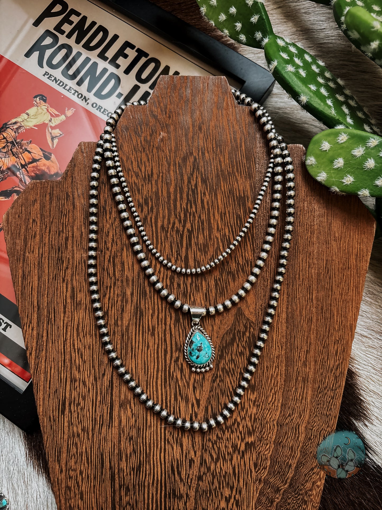 Benjamin Martinez Turquoise Pendant
