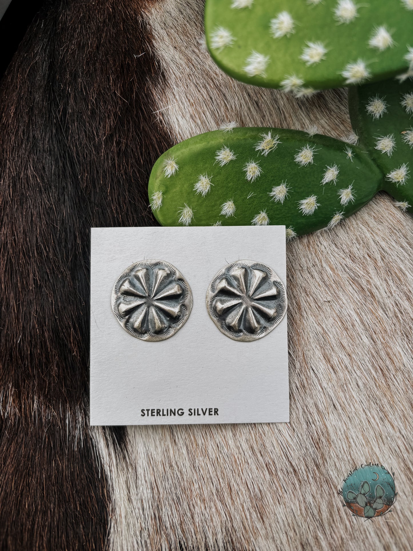 Joan Begay Concho Studs