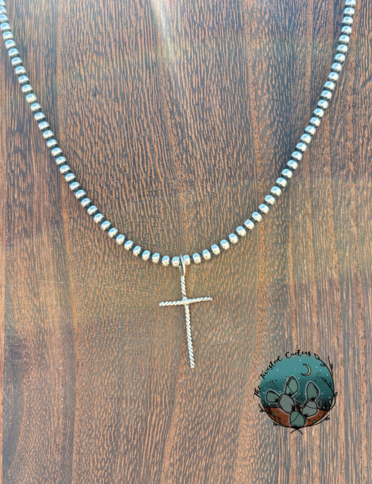 Sterling Silver Cross Charm