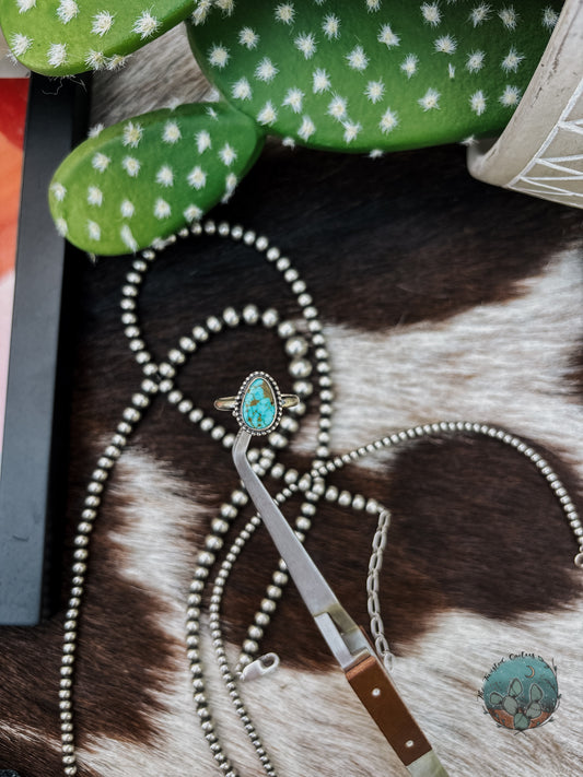 Freeform Turquoise Ring