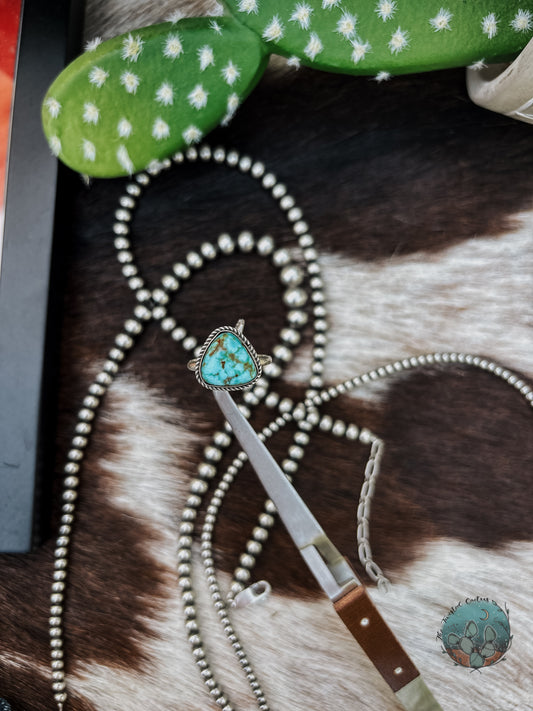 Freeform Turquoise Ring
