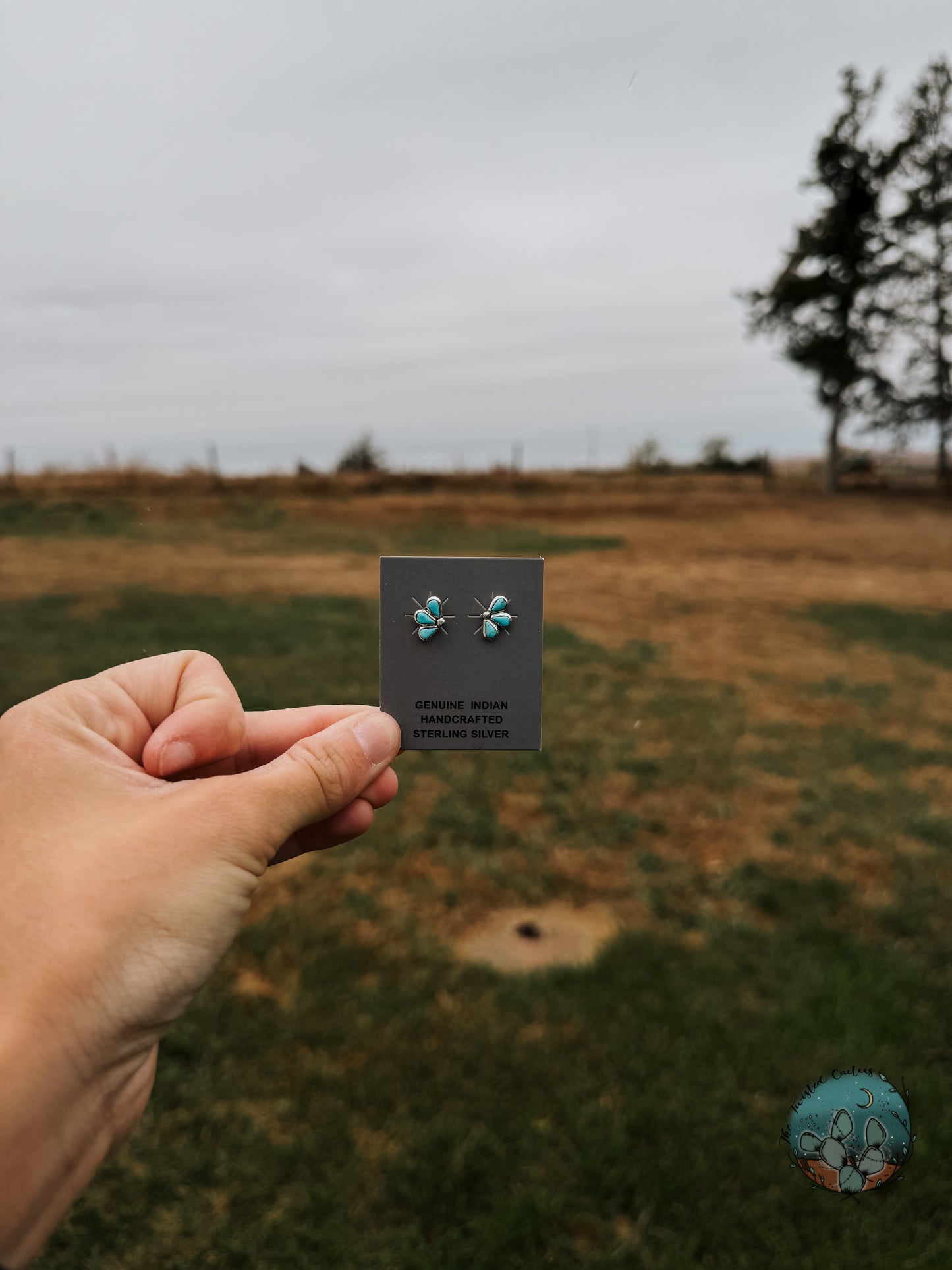 Turquoise Inlay Tri-Clusters