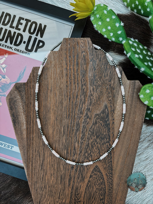 Pink Conch Pearl Strands