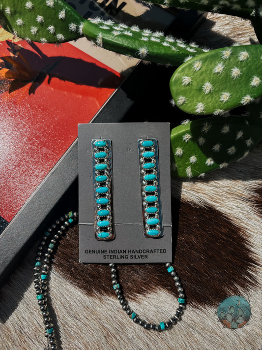 Rectangle Drop Earrings