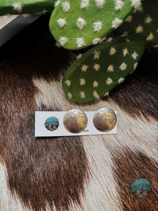 Stamped Concho Studs