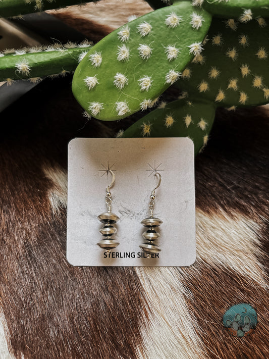 Mini Saucer Pearl Earrings