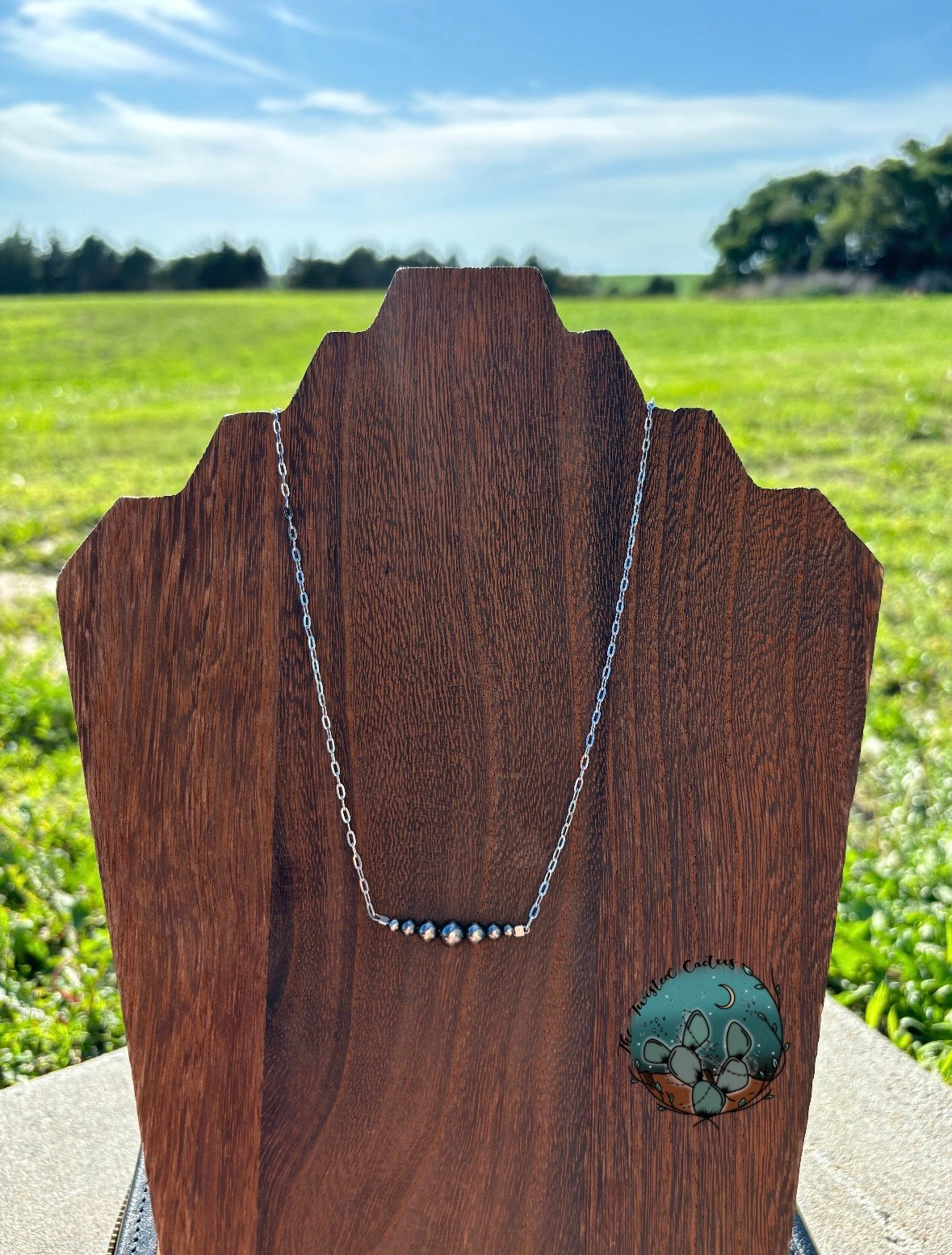 Navajo Pearl Bar Necklace