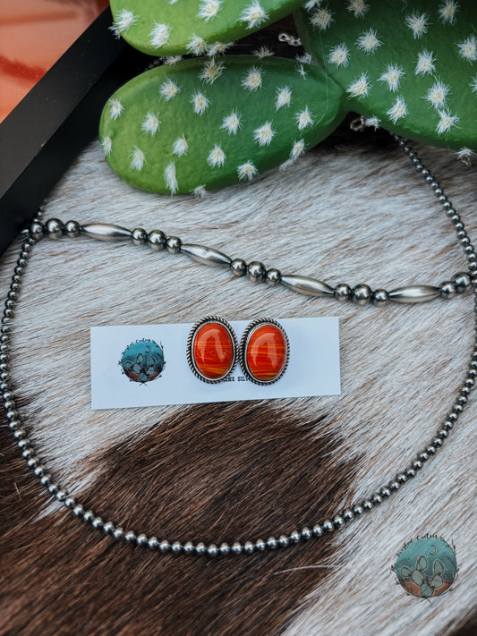 Red Mojave Studs