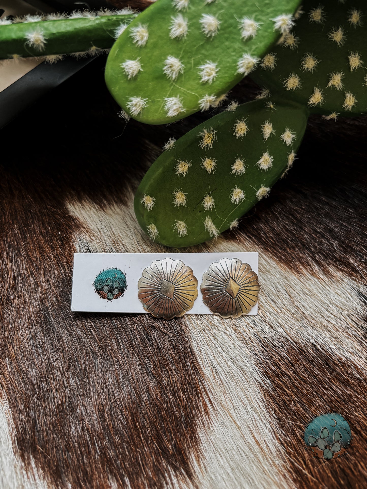 Stamped Concho Studs