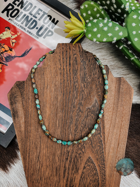 Tube Turquoise Necklace