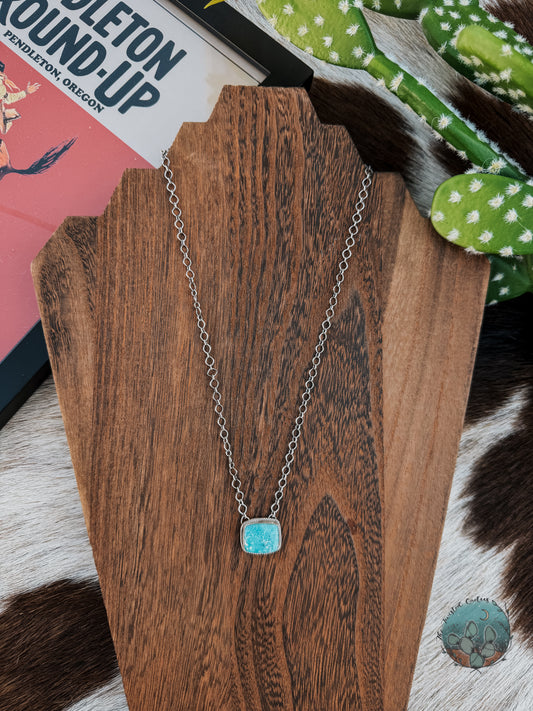 White Water Turquoise Square
