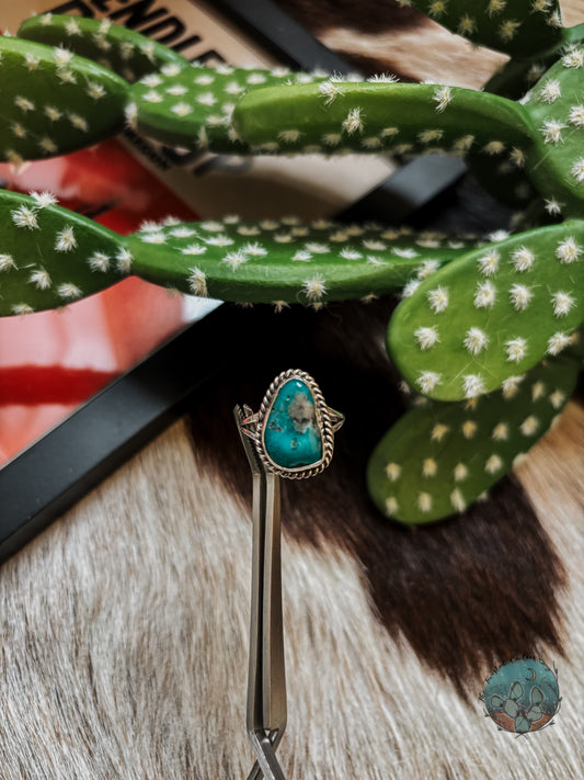 White Water Turquoise Ring